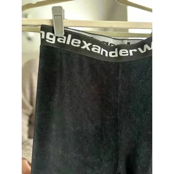 T BY ALEXANDER WANG Black stretch chenille corduroy pants - Medium - EUC - Picture 7 of 7